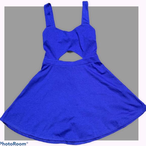Forever 21 Royal Blue Dress Size Medium - Picture 1 of 8